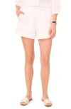 Halogen ® Textured Cotton Shorts In White