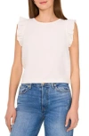 Halogen ® Textured Ruffle Button Top In New Ivory
