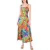 Halogen ® Thick Strap Empire Waist Maxi Dress In Multi