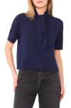 Halogen ® Tie Neck Top In Blue