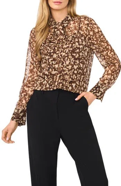 Halogen ® Tie Neck Top In Multi