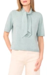 Halogen ® Tie Neck Top In Green