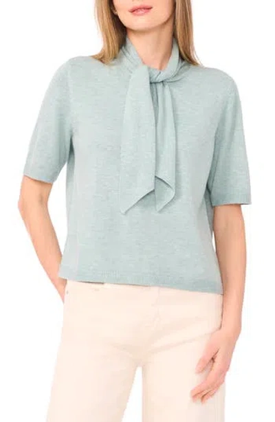 Halogen ® Tie Neck Top In Green