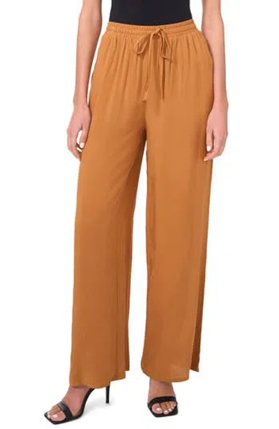 Halogen ® Tie Waist Wide Leg Pants In Sugar Camel