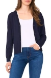 Halogen ® Tipped V-neck Cardigan In Blue