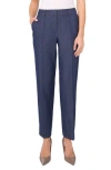 Halogen ® Topstitch Detail Pintuck Pleat Pants In Blue