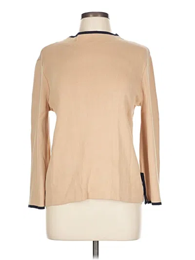 Pre-owned Halogen Turtleneck Sweater In Brown