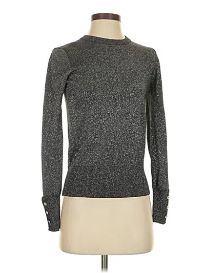 Pre-owned Halogen Turtleneck Sweater In Gray