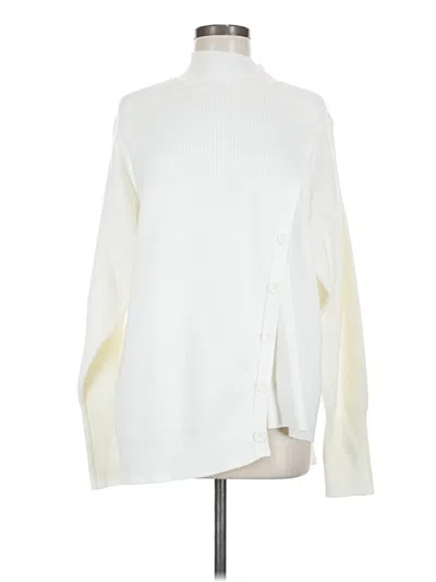 Halogen Turtleneck Sweater In White