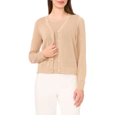 Halogen ® V-neck Cardigan In Neutral