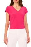 Halogen ® V-neck Dolman Sleeve T-shirt In Pink Peacock