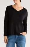 Halogen ® V-neck Sweater In Black