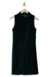 Halogen ® Velour A-line Midi Dress In Green