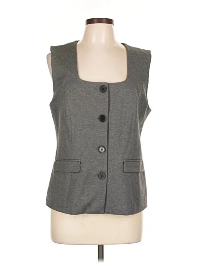 Pre-owned Halogen Vest In Gray