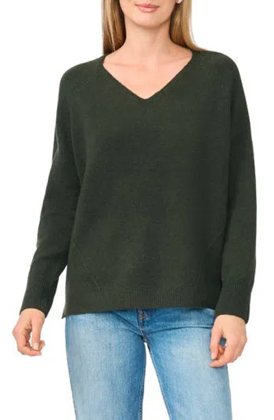 Halogen ® V-neck Sweater In Brown