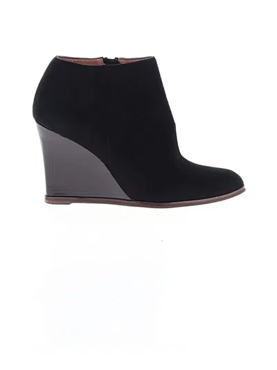 Pre-owned Halogen Wedges In Black