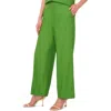Halogen ® Wide Leg Linen Blend Pants In Salted Lime