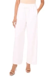 Halogen ® Wide Leg Poplin Pants In White