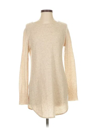 Pre-owned Halogen Wool Pullover Sweater In Brown