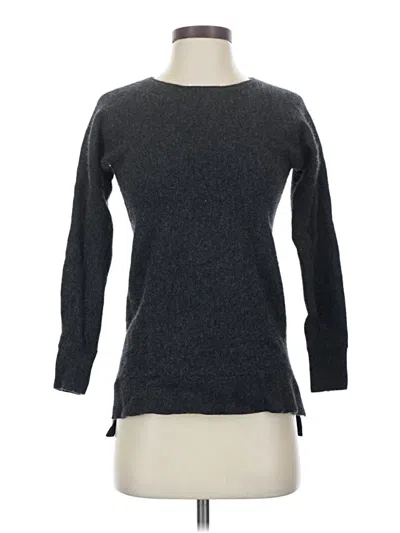 Pre-owned Halogen Wool Pullover Sweater In Gray