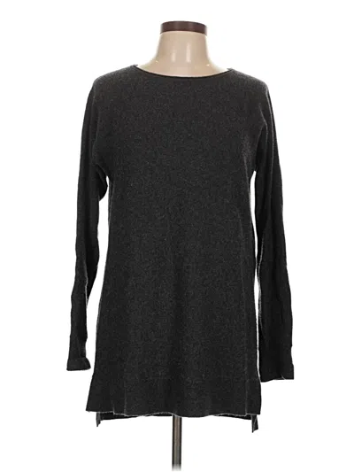 Pre-owned Halogen Wool Pullover Sweater In Gray
