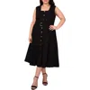 Halogenr Halogen(r) A-line Sundress In Black
