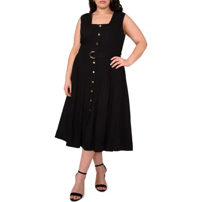 Halogenr Halogen(r) A-line Sundress In Black