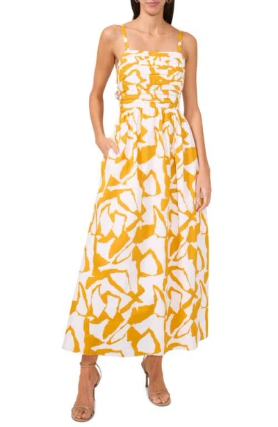 Halogenr Halogen(r) Abstract Print Cotton Maxi Sundress In Multi