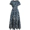 Halogenr Halogen(r) Allover Print A-line Dress