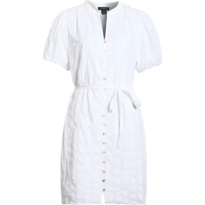 Halogenr Halogen(r) Balloon Sleeve Shirtdress In White