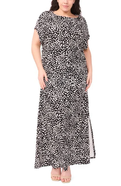 Halogenr Halogen(r) Boat Neck Dolman Sleeve Maxi Dress In Multi