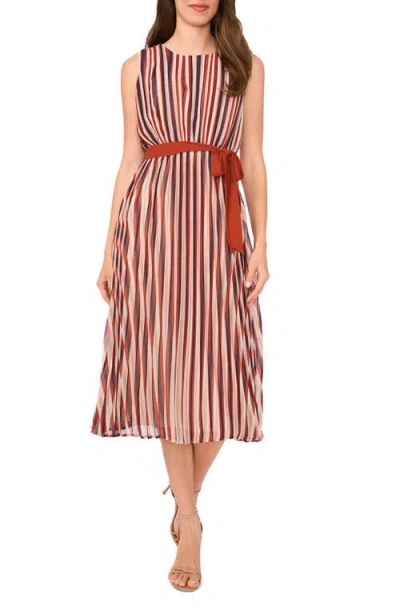 Halogenr Halogen(r) Brandy Stripe Pleated Dress