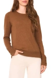 Halogenr Halogen(r) Button Cuff Crewneck Sweater