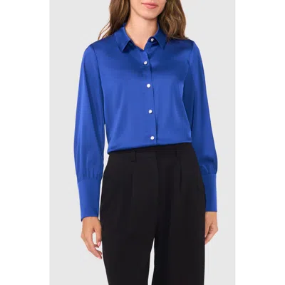 Halogenr Halogen(r) Button-up Shirt In Blue