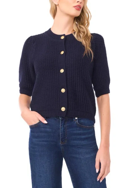 Halogenr Halogen(r) Button Up Sweater In Blue