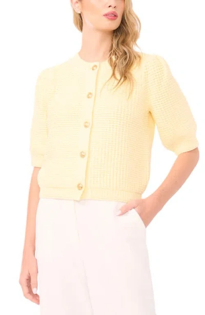 Halogenr Halogen(r) Button Up Sweater In Yellow