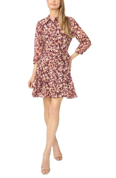 Halogenr Halogen(r) Button-down Shirtdress In Multi