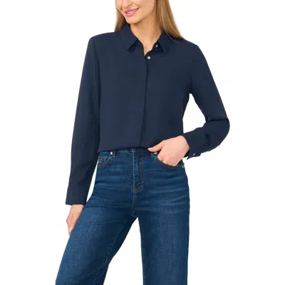 Halogenr Halogen(r) Classic Fit Button-up Shirt In Blue