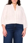 Halogenr Halogen(r) Cotton Button-up Top