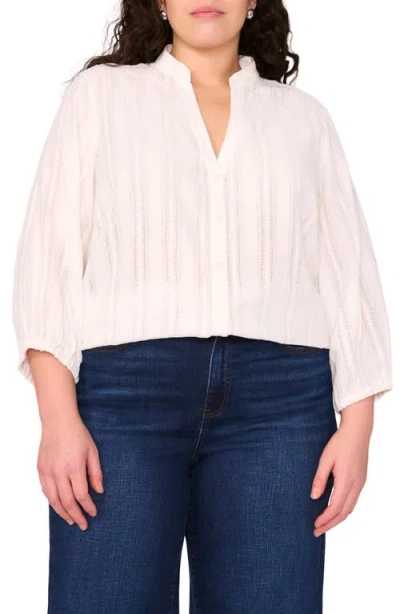 Halogenr Halogen(r) Cotton Button-up Top