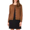 Halogenr Halogen(r) Crewneck Cardigan In Brown