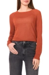Halogenr Halogen(r) Crewneck Raglan Sleeve Sweater In Baked Clay
