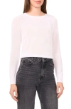 Halogenr Halogen(r) Crewneck Raglan Sleeve Sweater In Bright White