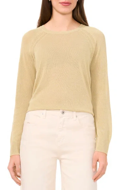 Halogenr Halogen(r) Crewneck Raglan Sleeve Sweater In Soft Sage