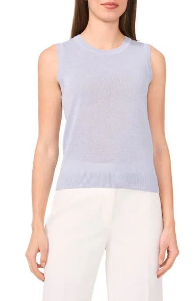 Halogenr Halogen(r) Crewneck Sweater Tank In Blue Fog