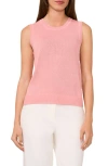 Halogenr Halogen(r) Crewneck Sweater Tank In Bridal Rose