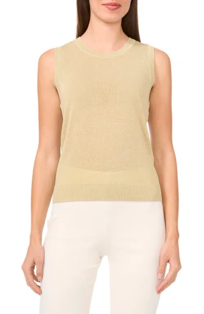 Halogenr Halogen(r) Crewneck Sweater Tank In Soft Sage