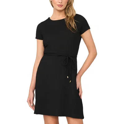 Halogenr Halogen(r) Crinkle Crepe Dress In Black