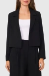 Halogenr Halogen(r) Crop Blazer In Rich Black