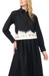 Halogenr Halogen(r) Cropped Button Up Top In Black